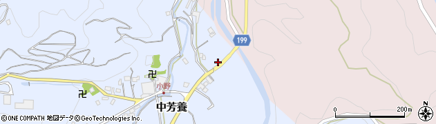 和歌山県田辺市中芳養2999周辺の地図