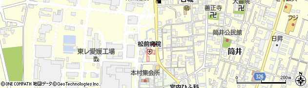 愛媛県伊予郡松前町筒井1593周辺の地図