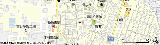 愛媛県伊予郡松前町筒井243周辺の地図