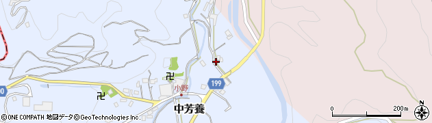 和歌山県田辺市中芳養3011周辺の地図