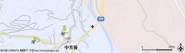 和歌山県田辺市中芳養2998周辺の地図