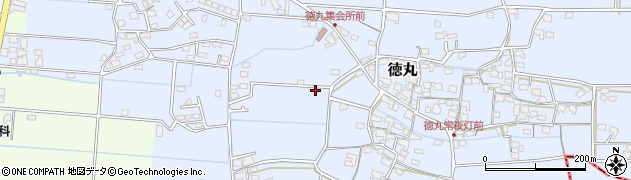 愛媛県松前町（伊予郡）徳丸周辺の地図