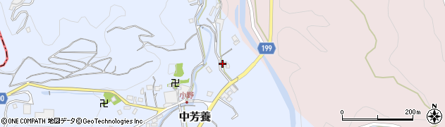 和歌山県田辺市中芳養3010周辺の地図