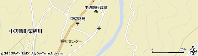 和歌山県田辺市中辺路町栗栖川373周辺の地図