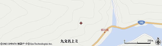 徳島県那賀町（那賀郡）木頭助（九文名尾タテ）周辺の地図