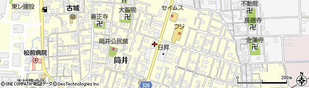 愛媛県伊予郡松前町筒井316周辺の地図
