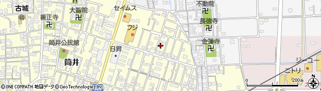 愛媛県伊予郡松前町筒井458周辺の地図