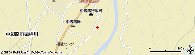 和歌山県田辺市中辺路町栗栖川394周辺の地図