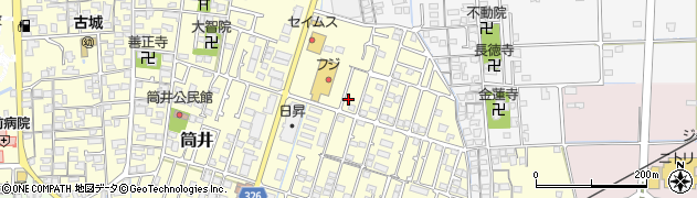 愛媛県伊予郡松前町筒井449-14周辺の地図