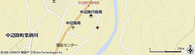 和歌山県田辺市中辺路町栗栖川395周辺の地図