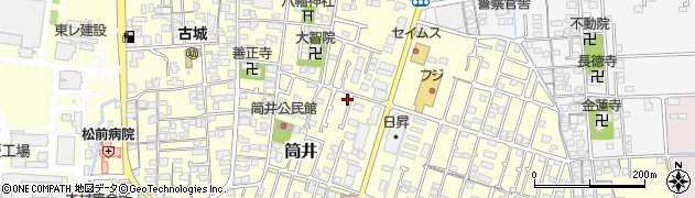愛媛県伊予郡松前町筒井306-3周辺の地図