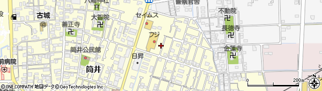 愛媛県伊予郡松前町筒井449周辺の地図