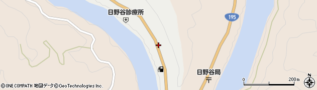 徳島県那賀郡那賀町朴野大下周辺の地図