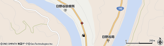 徳島県那賀町（那賀郡）朴野（大下）周辺の地図