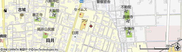 愛媛県伊予郡松前町筒井449-12周辺の地図