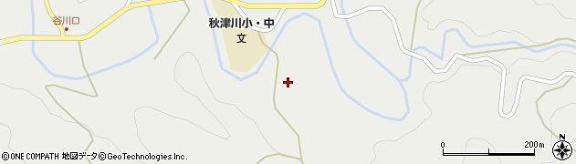 和歌山県田辺市秋津川524周辺の地図