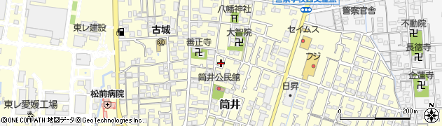 愛媛県伊予郡松前町筒井301周辺の地図