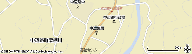 和歌山県田辺市中辺路町栗栖川407周辺の地図