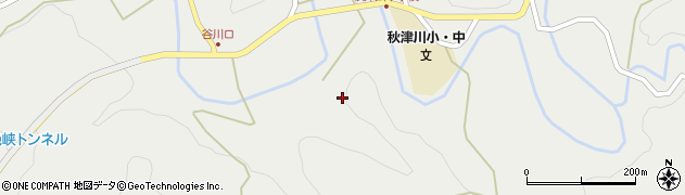 和歌山県田辺市秋津川403周辺の地図