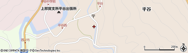 徳島県那賀郡那賀町平谷窪田32周辺の地図