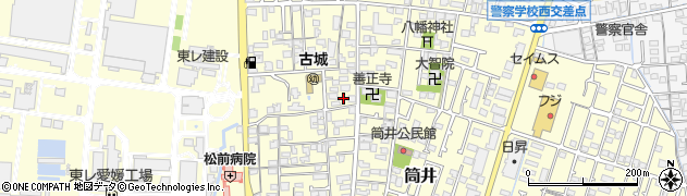 愛媛県伊予郡松前町筒井1383周辺の地図
