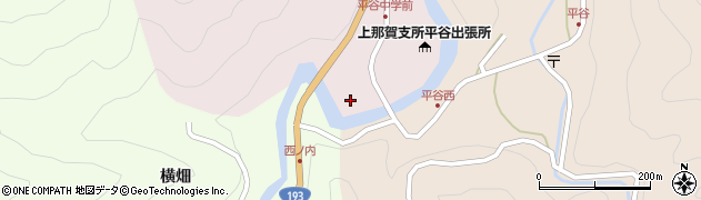 徳島県那賀町（那賀郡）大殿（井ノ久保）周辺の地図