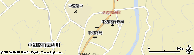 和歌山県田辺市中辺路町栗栖川445周辺の地図