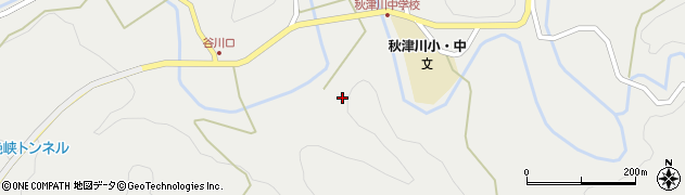 和歌山県田辺市秋津川407周辺の地図
