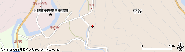 徳島県那賀郡那賀町平谷宮ノ本周辺の地図