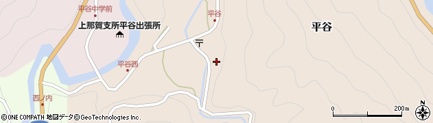 徳島県那賀町（那賀郡）平谷（宮ノ本）周辺の地図
