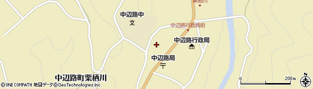 和歌山県田辺市中辺路町栗栖川377周辺の地図