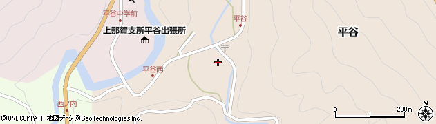 徳島県那賀郡那賀町平谷窪田14周辺の地図
