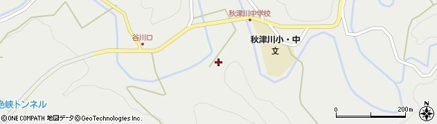 和歌山県田辺市秋津川410周辺の地図