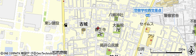 愛媛県伊予郡松前町筒井220周辺の地図