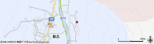 福岡県北九州市小倉南区春吉127周辺の地図