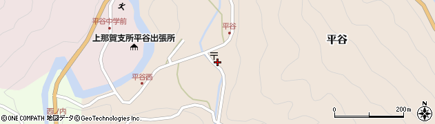 徳島県那賀郡那賀町平谷窪田28周辺の地図