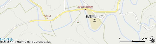 和歌山県田辺市秋津川415-2周辺の地図