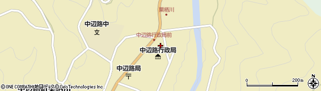 和歌山県田辺市中辺路町栗栖川523周辺の地図