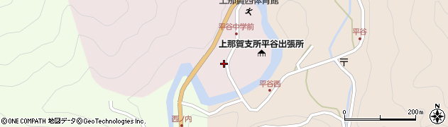 徳島県那賀郡那賀町大殿西ゴヤシ周辺の地図