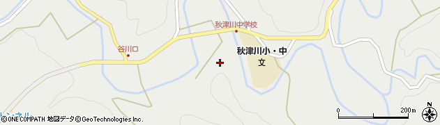 和歌山県田辺市秋津川413周辺の地図