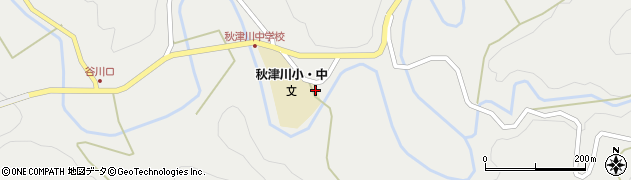 和歌山県田辺市秋津川692周辺の地図