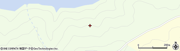 徳島県那賀町（那賀郡）大戸（ウエ）周辺の地図