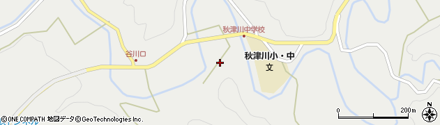 和歌山県田辺市秋津川415周辺の地図