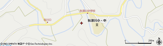 和歌山県田辺市秋津川415-1周辺の地図