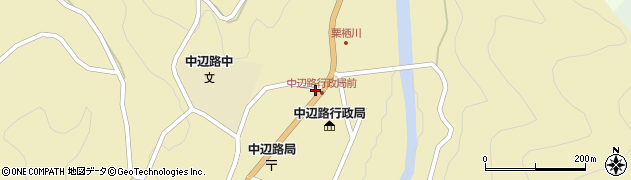 和歌山県田辺市中辺路町栗栖川411-3周辺の地図