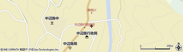 和歌山県田辺市中辺路町栗栖川521周辺の地図