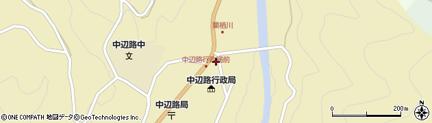 和歌山県田辺市中辺路町栗栖川520周辺の地図