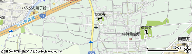 株式会社中四国クボタ　重信営業所周辺の地図