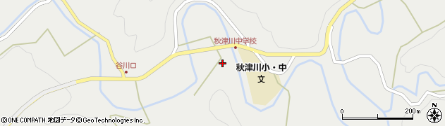 和歌山県田辺市秋津川417周辺の地図