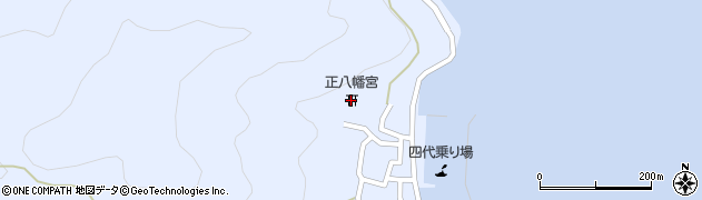 正八幡宮周辺の地図